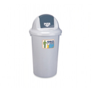 47L Push cover bin